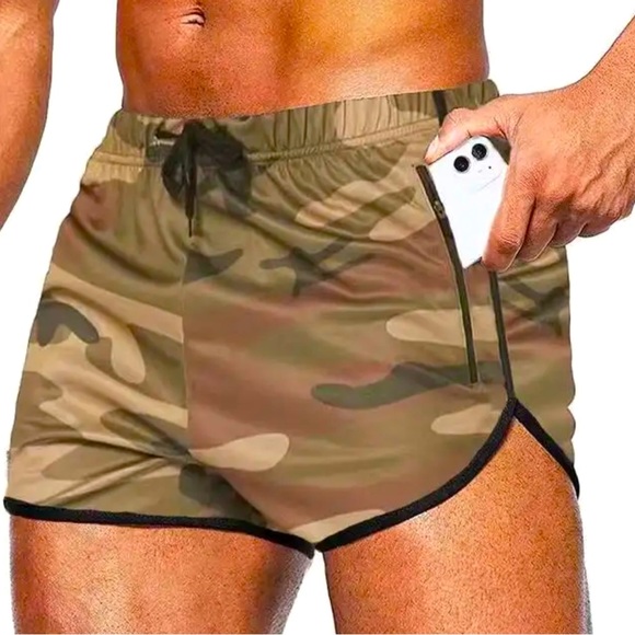 Men Sport Shorts Summer Sportswear Beach Jogging Short Pants Training Shorts Men - Picture 1 of 1